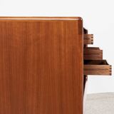 Mid-century Danish teak sideboard with tambour doors by Dyrlund 1960s - 170 cm