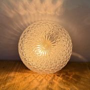 Vintage Glass Wall or Ceiling Light, 1970s