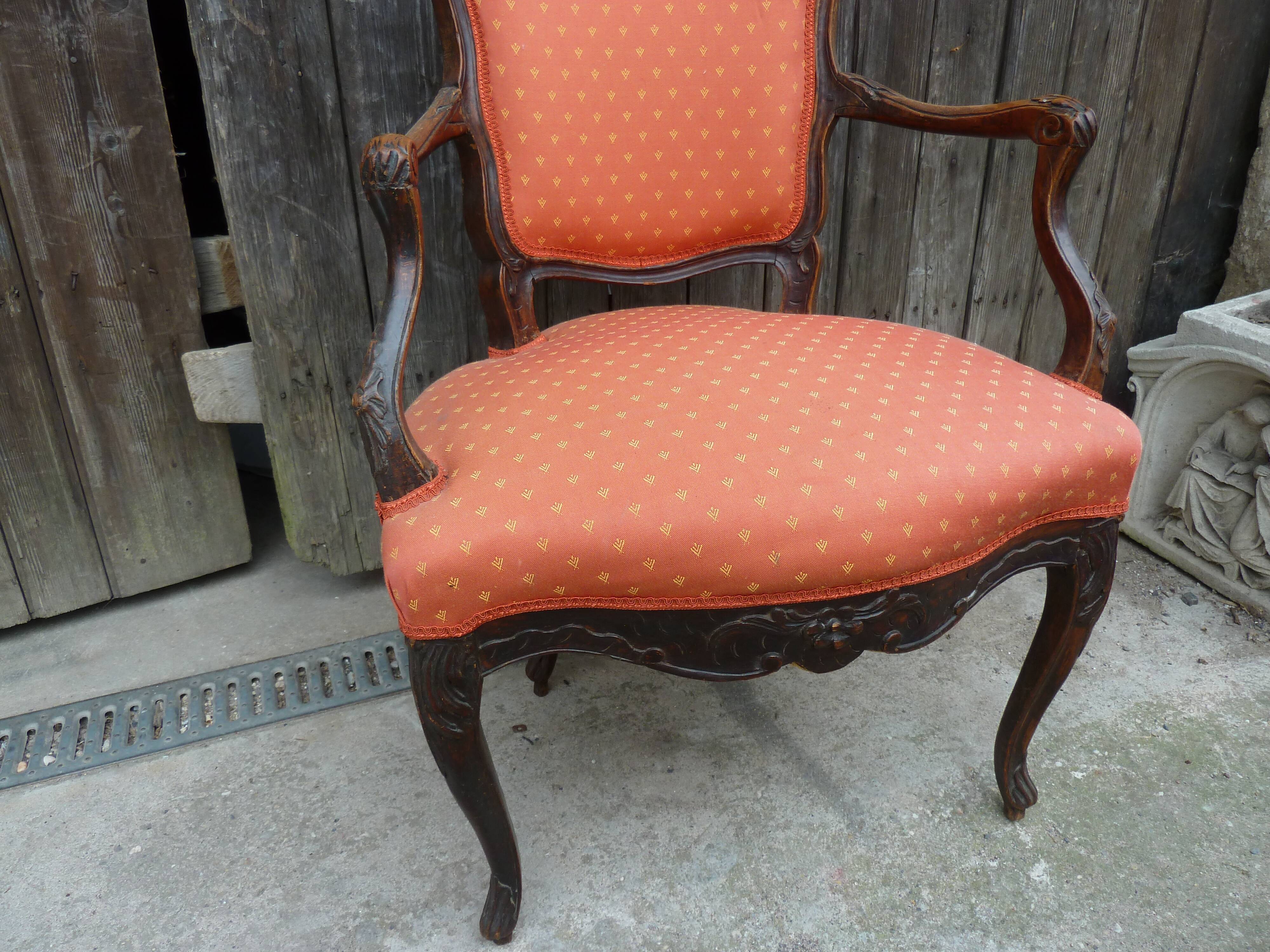 Convertible-era chair Louis XV