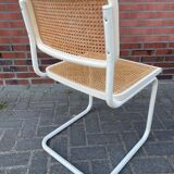 Cesca dining room chair designed by Marcel Breuer