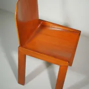 Dining Chairs Attributed to Afra and Tobia Scarpa for Molteni, Set of 4