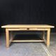 Whitewashed oak farmhouse table
