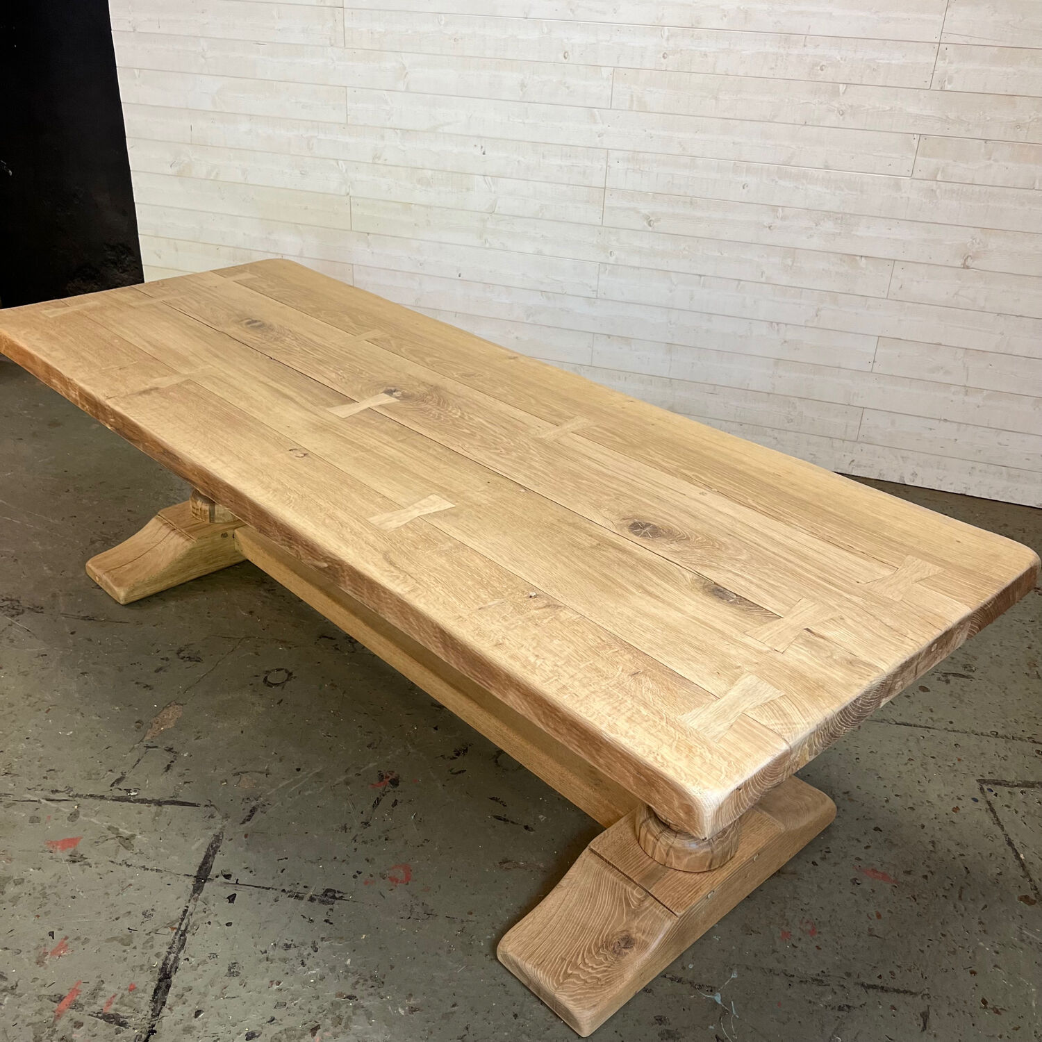 Table de ferme monastère en chêne