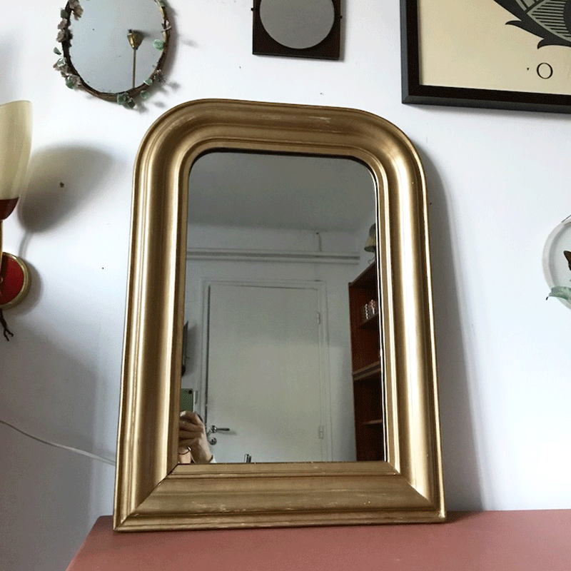 Gilded Louis-Philippe mirror