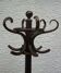 Porte-manteau perroquet bois courbé ancien