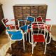 Ensemble de 5 fauteuils Tolix T2 années 50