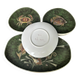 Fish service in glazed earthenware painted by hand signed Le Mao - 1960