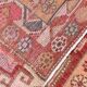 Red & Pink Super Soft Vintage Runner Rug, 91x346Cm
