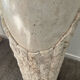 Vintage travertine column 70s-80s