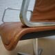 Program 2000 armchair in leather by Delta Design for Wilkhahn, 1960s.