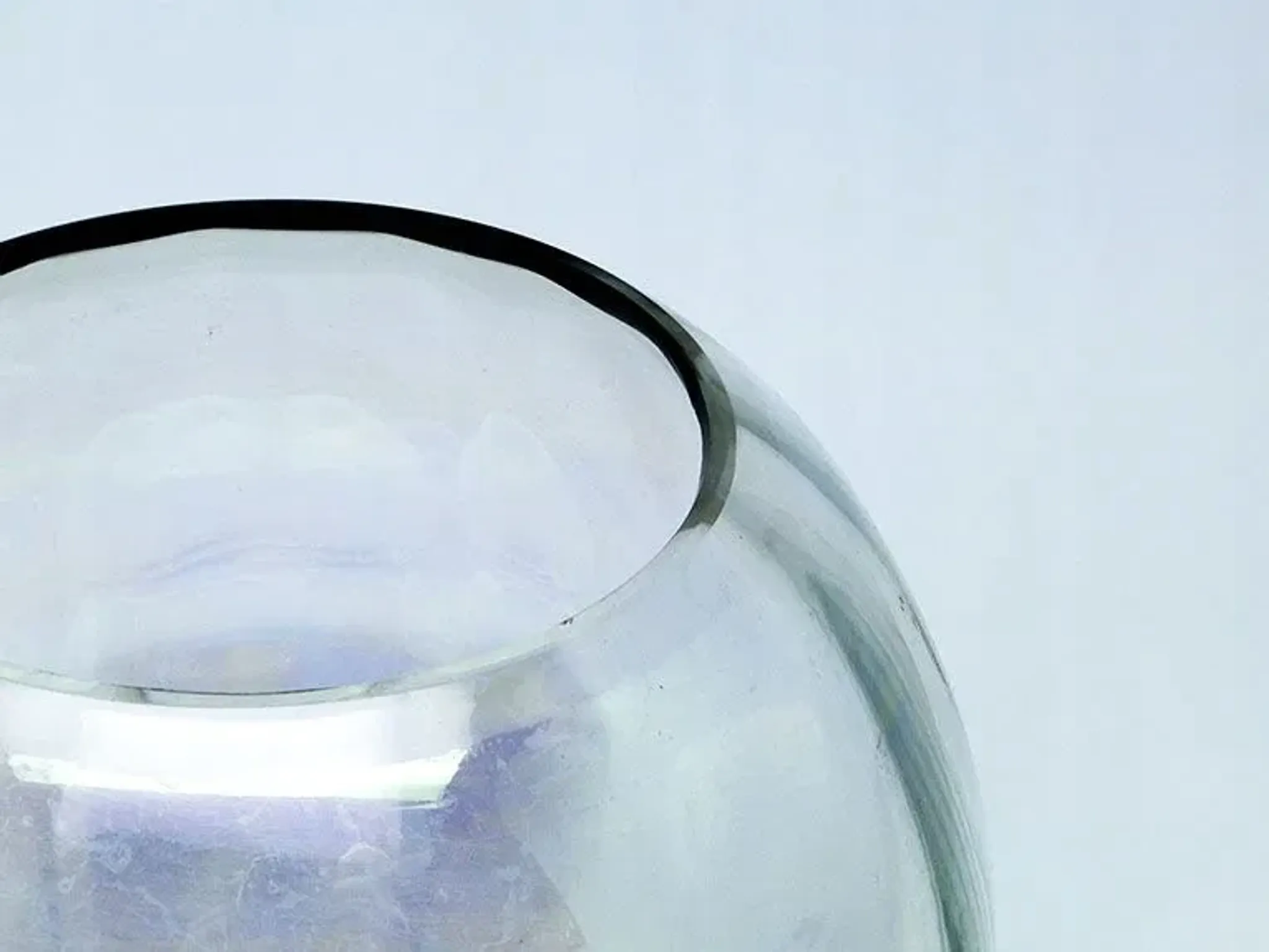 E2E Huta Niemen ball vase ART DECO no. 1590