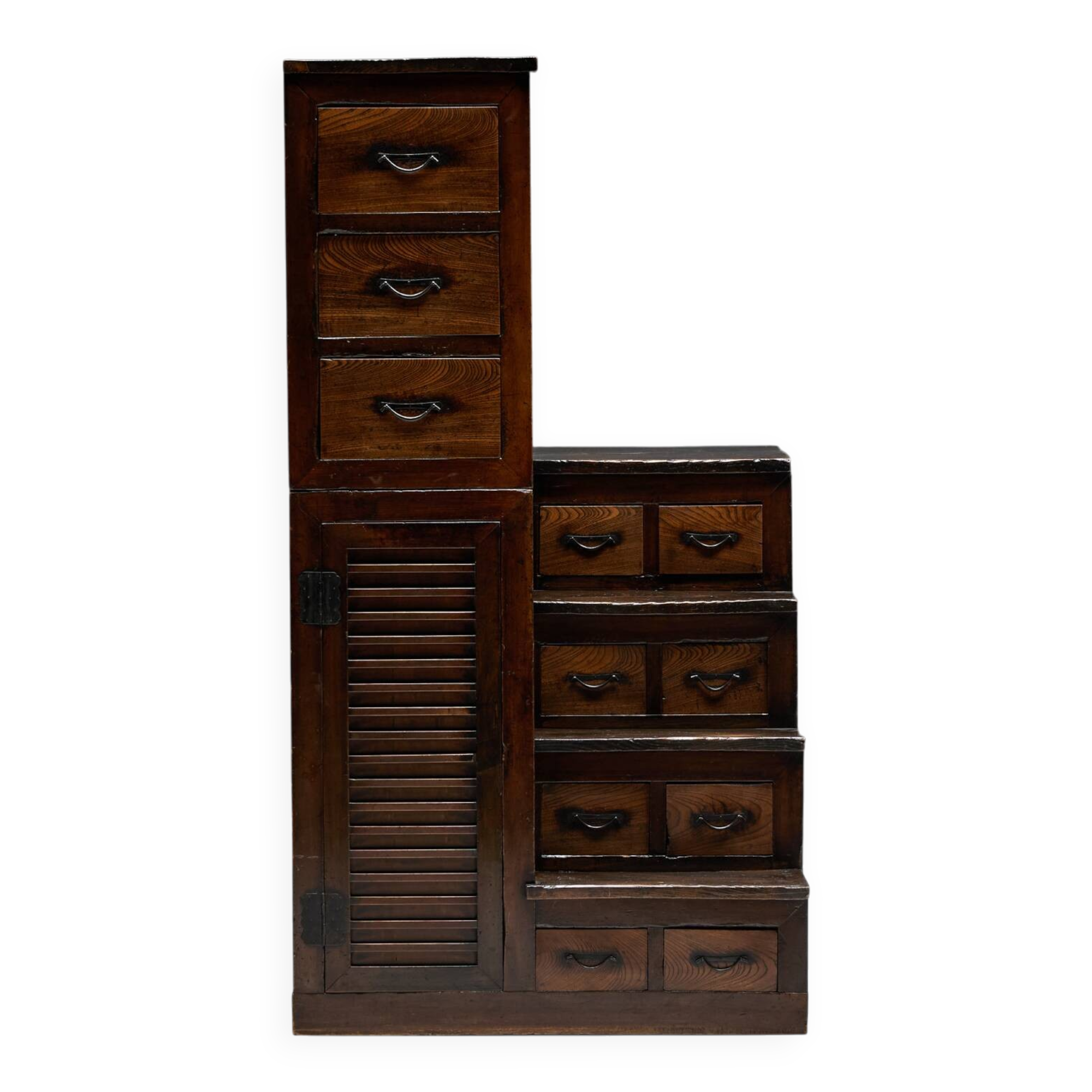 Kaidan Tansu Japanese stair chest, Japan, 19th century