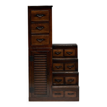 Kaidan Tansu Japanese stair chest, Japan, 19th century