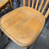 Lot de 6 chaise de bistrot ancienne 1960