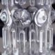 Vintage moulded glass vase Sklo Union 1970