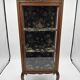 Vitrine ancienne style transition Louis XV-Louis XVI en Acajou