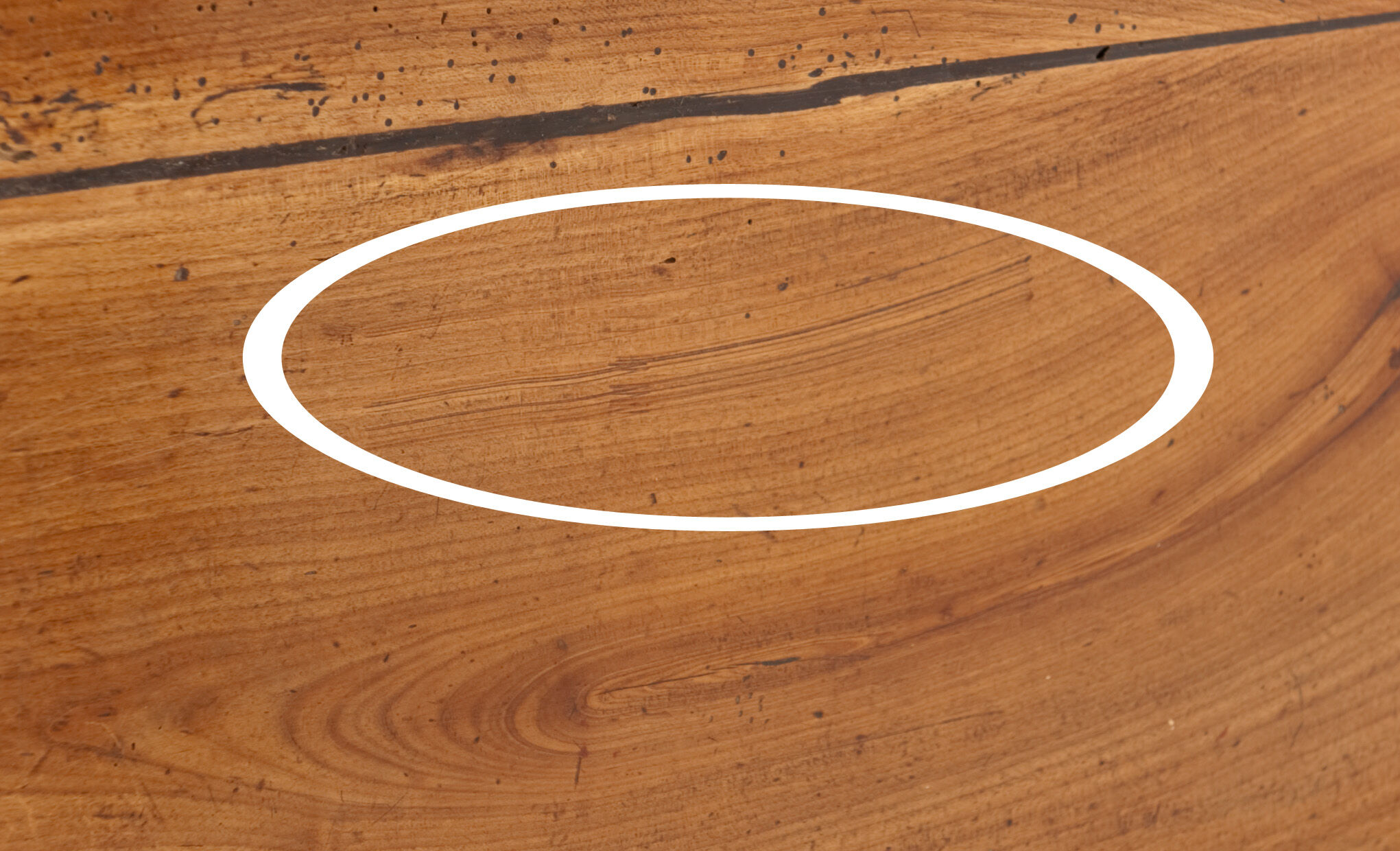 Table de ferme en merisier