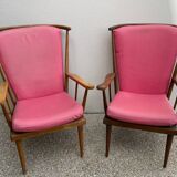 Paire de fauteuils éventail Baumann