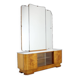 Mirror Cabinet by Jindřich Halabala, Czechoslovakia 1950s