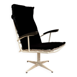 Fauteuil pivotant métal