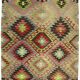 Turkish Kilim Yoruk Vintage 178x284 cm Geometric Beige and Red