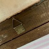 Antique wooden mirror