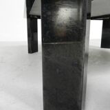 Table basse Fedam style Hollywood Regency en marbre et acier