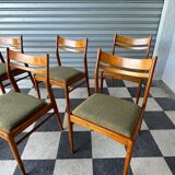Set of 6 Scandinavian style chairs