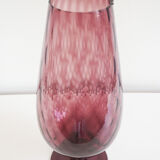 Italian vase Empoli purple 1950