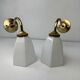 Pair of old vintage opaline sconces