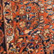 Handmade antique Persian Sarouk rug 4.1' x 6.7' (125cm x 204cm) 1920s