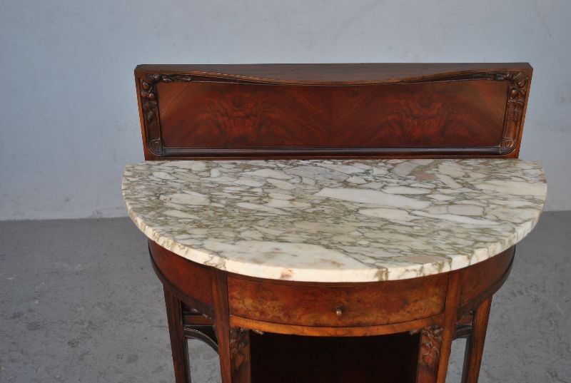 Pair of nightstands time 1900 Art nouveau