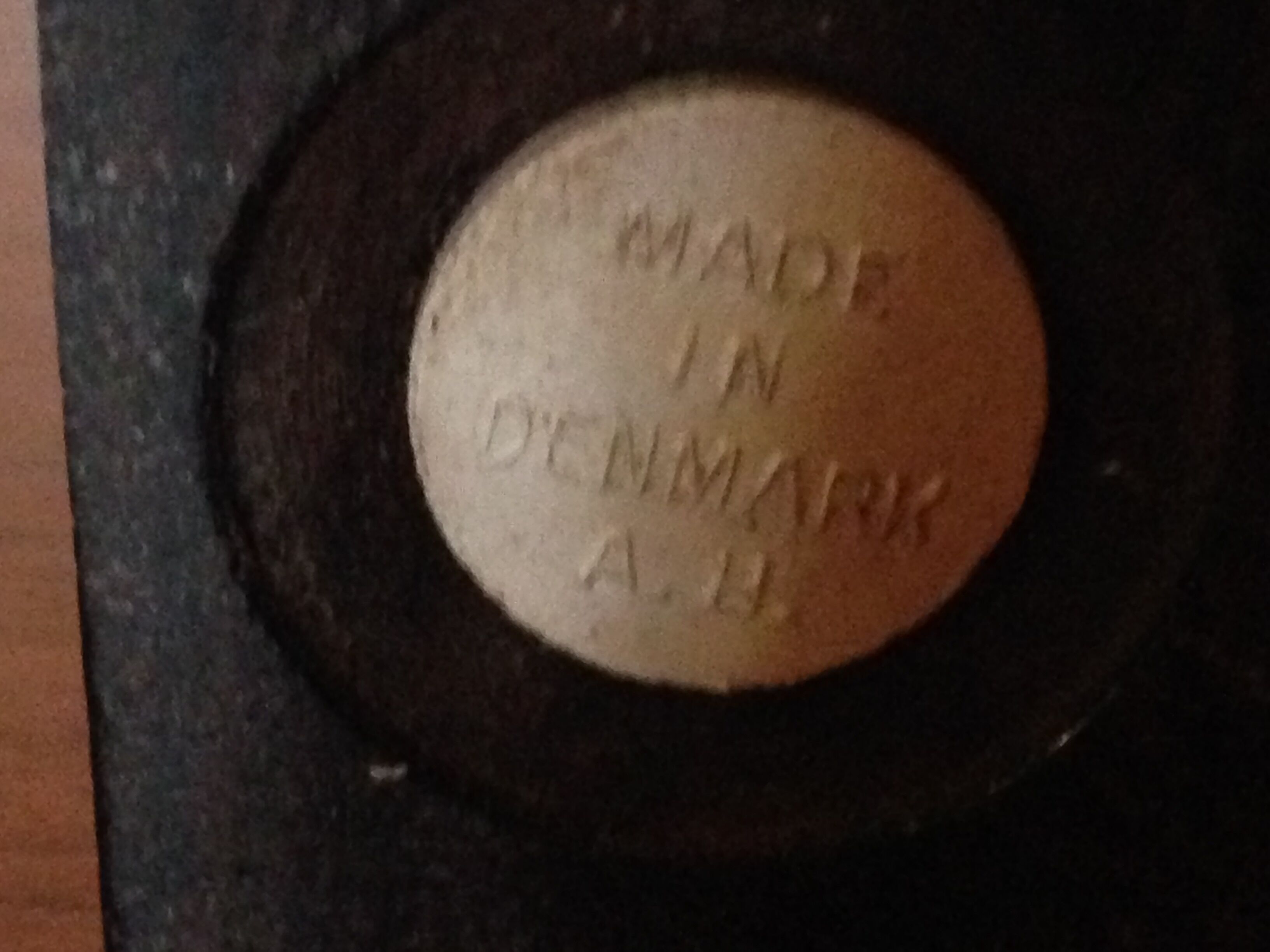 Scandinavian rosewood salieres and peppers by A.H.