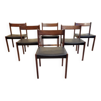 6 Vintage Chairs by Alfred Hendrickx for Belform