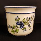 Petit cache-pot décor fleuri