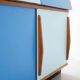 Willy Van Der Meeren, Blue Two-Tone Kitchen Cabinet for Tubax