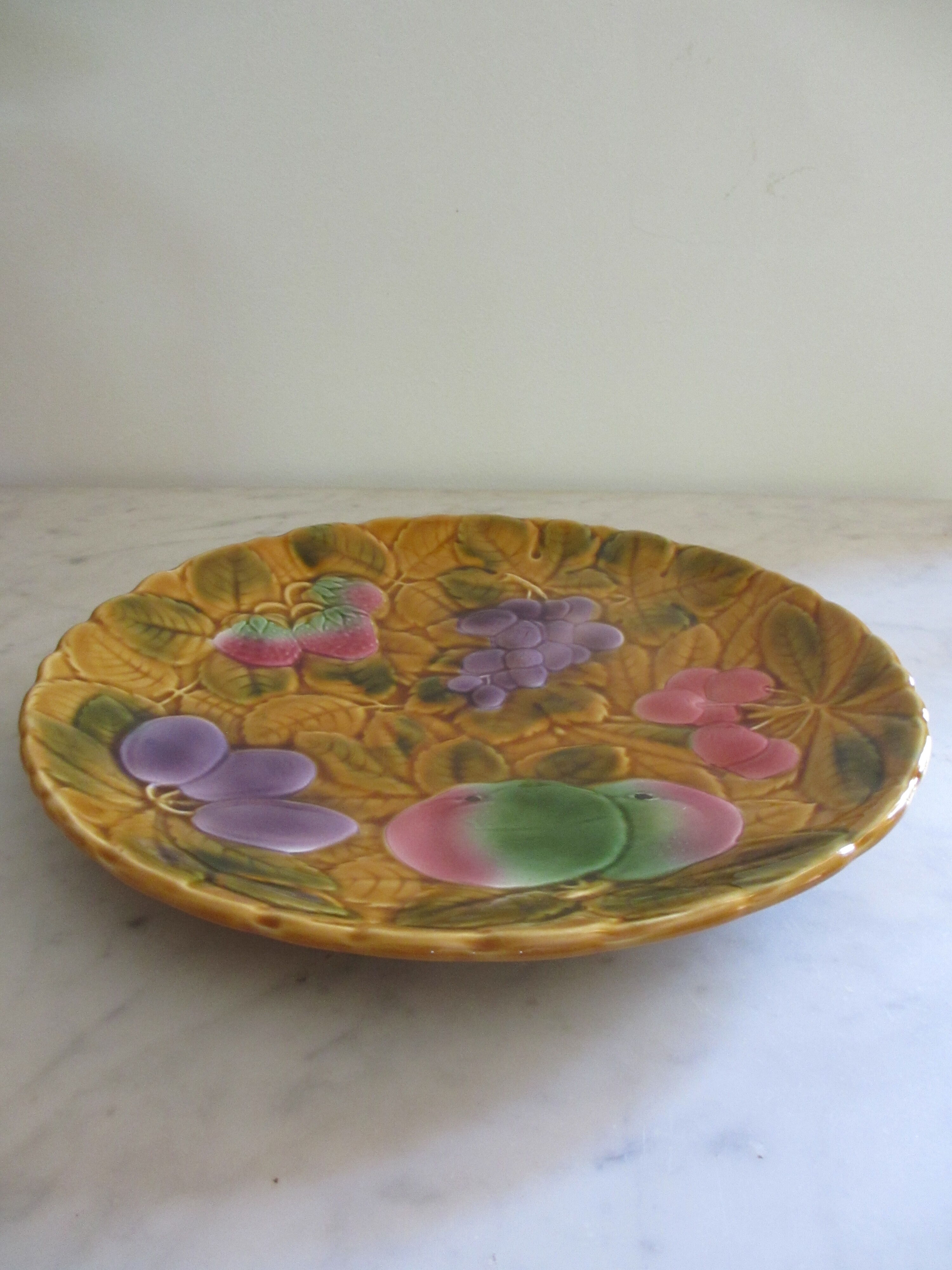 Sarreguemine dabbling cake dish