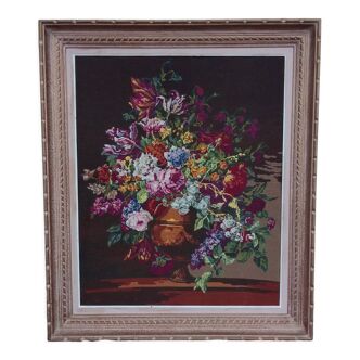 Canvas bouquet micaud steiner royal brother paris frame 1950