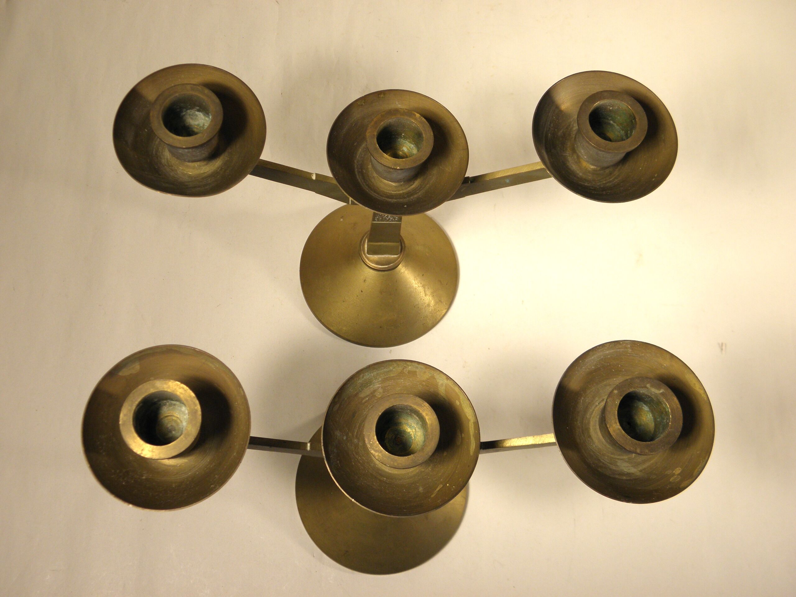 Pair of Arts and Crafts candlesticks