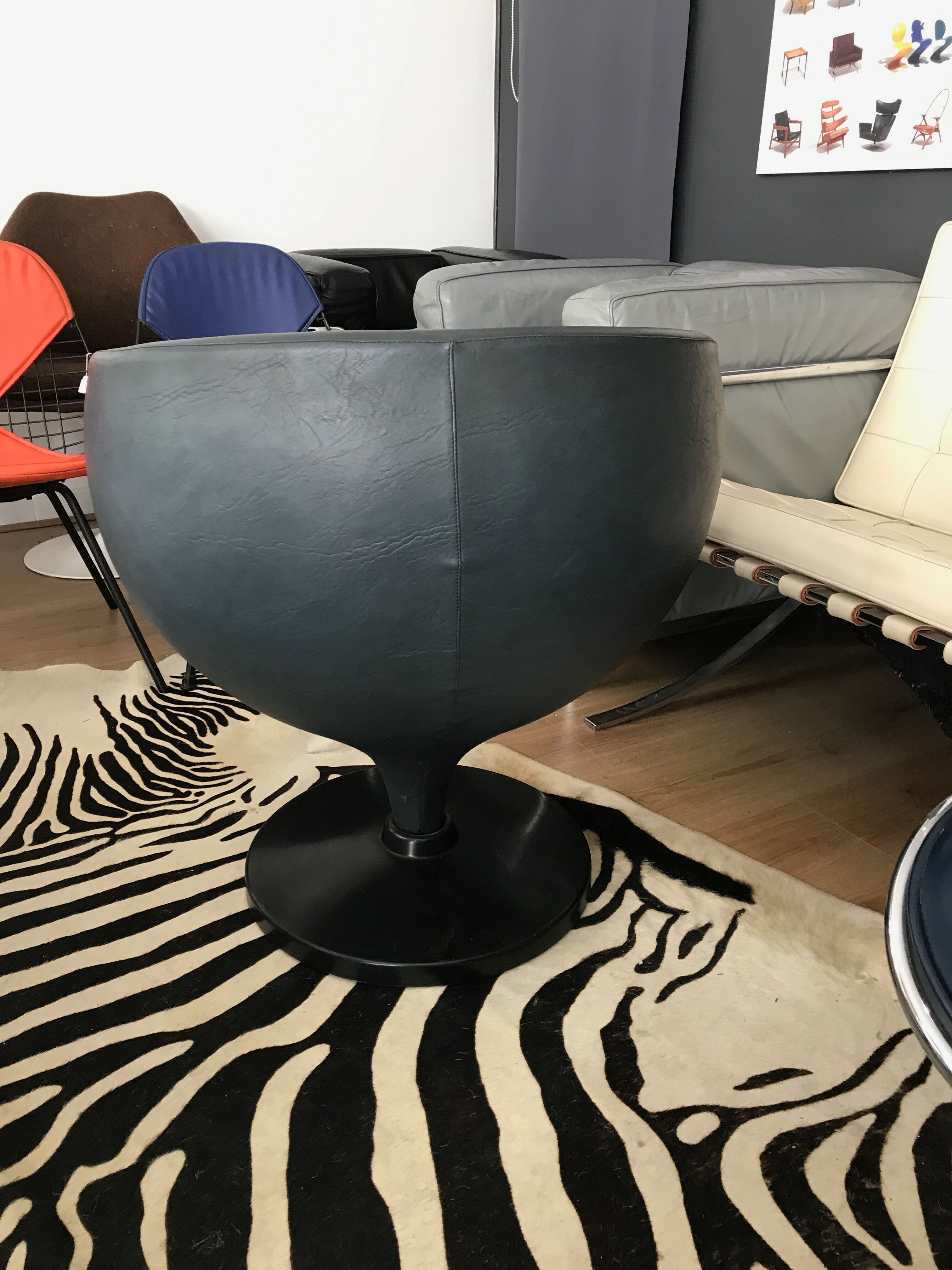 Luna ball armchair by Pierre Guariche circa 1960