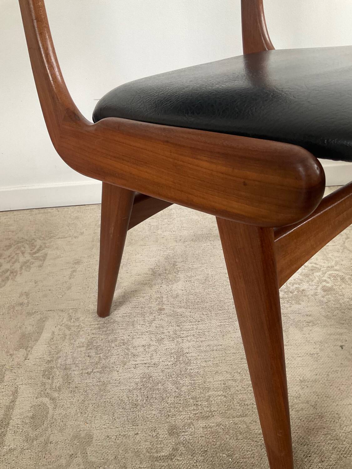 Scandinavian chair attributed to Louis Van Teeffelen from the 1960s