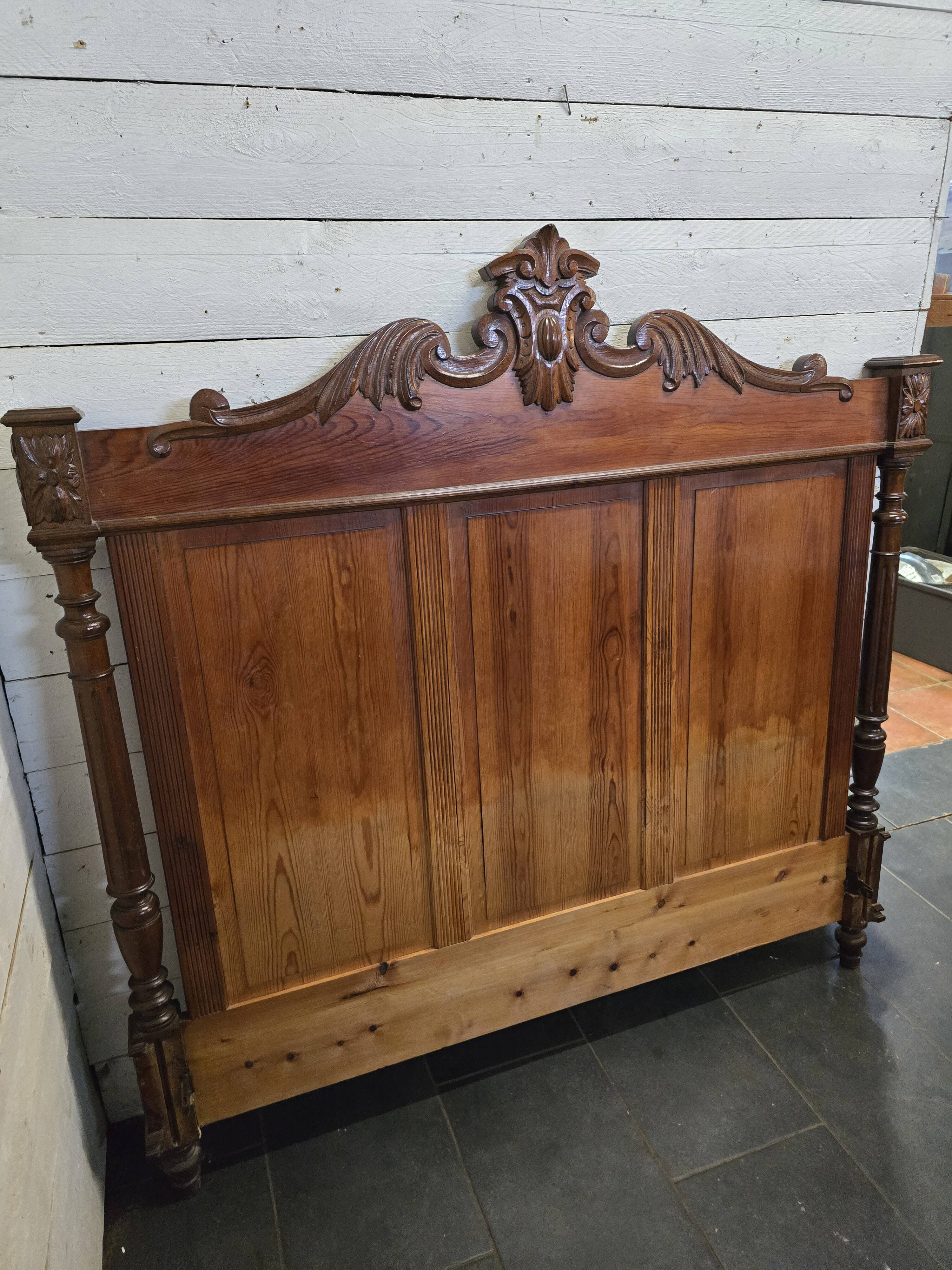 Antique headboard