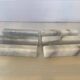 Six gray white marble knife holders