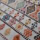 Vintage Turkish kilim, handwoven, 93x100 cm.