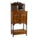 19th-Century Small Walnut Cabinet with the Motif of Sunflowers attributed to George Davis, 1890s