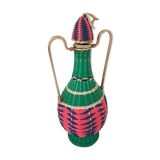 Vintage scoubidou bottle