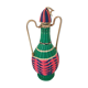 Vintage scoubidou bottle