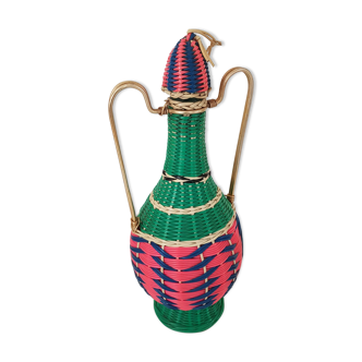Vintage scoubidou bottle