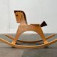 Mid-century wooden rocking horse, 1960s