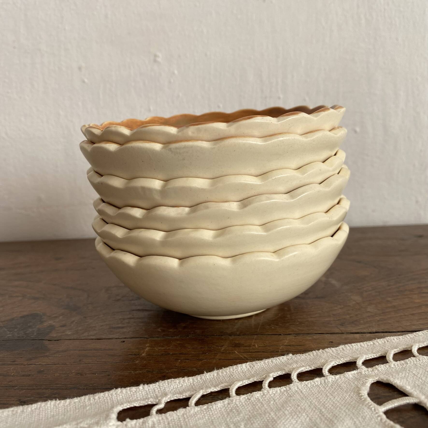 Coupelles HB Quimper  , artisanat vintage